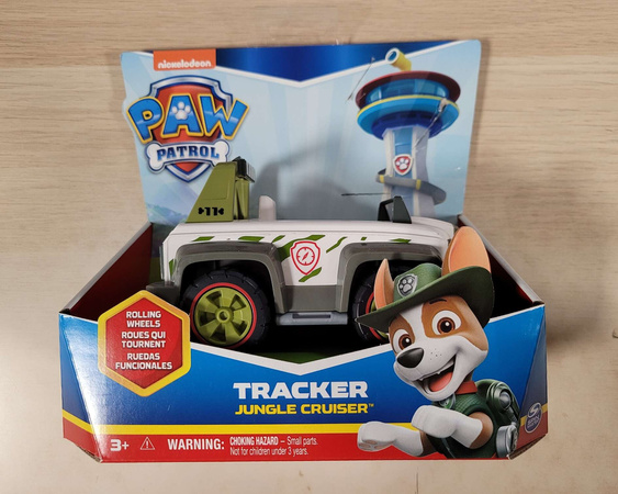 OUTLET Psi Patrol 2w1 Tracker Dżungla Jungle Jeep Pojazd terenowy Auto Samochód WYBRAKOWANY