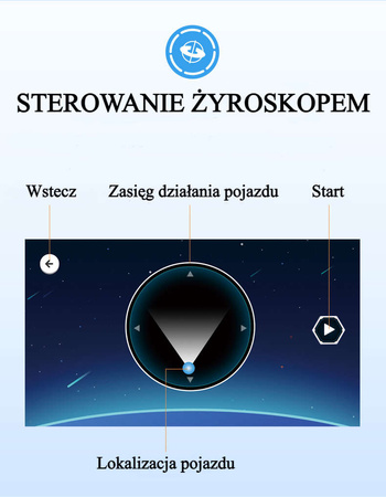 OUTLET Klocki konstrukcyjne CaDA Zdalnie sterowany samochód Blaze Car Pomarańczowe auto wyścigowe Pojazd sportowy RC Dual Mode 295 elementów USZKODZONE OPAKOWANIE