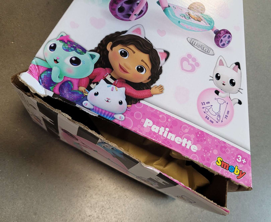 OUTLET Koci Domek Gabi Hulajnoga trójkołowa ciche koła i regulowana kierownica USZKODZONE OPAKOWANIE