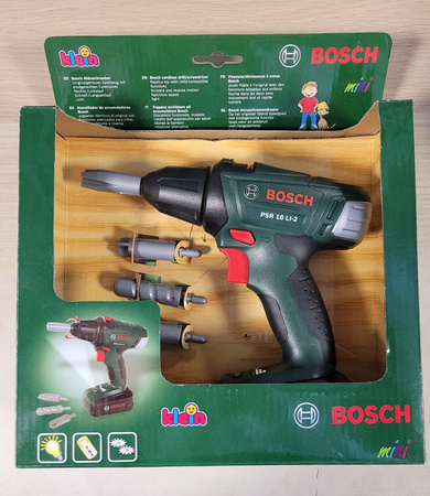 OUTLET Wiertarko-wkrętarka Bosch II dla dzieci ze światłem Klein  USZKODZONE OPAKOWANIE