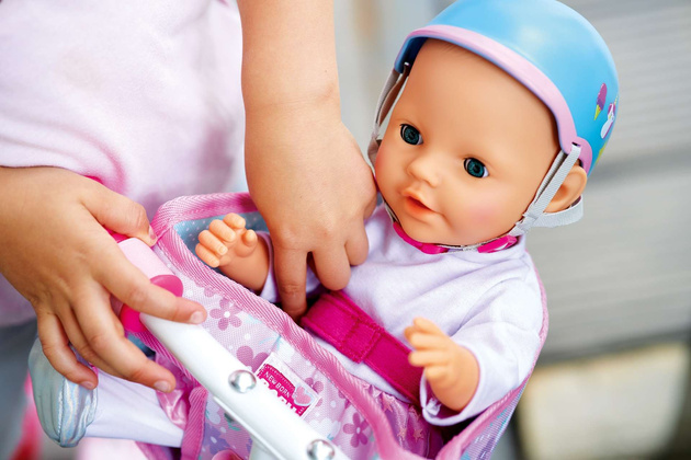 OUTLET New Born Baby siedzisko rowerowe fotelik dla lalek USZKODZONE OPAKOWANIE