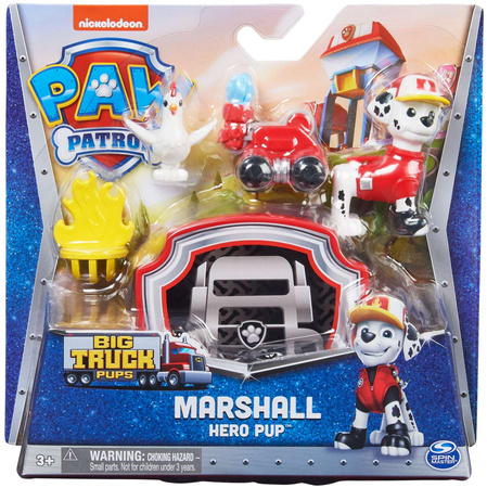 OUTLET Psi Patrol Big Truck Pups figurka Hero Pup Marshall + akcesoria USZKODZONE OPAKOWANIE