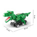 OUTLET Klocki konstrukcyjne CaDA Zdalnie sterowana figurka Zielony Dinozaur T-Rex Tyranozaur RC Dual Mode 343 elementy USZKODZONE OPAKOWANIE