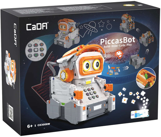 OUTLET Klocki konstrukcyjne CaDA Robot malujący PiccasBot programowany interaktywny 461 elementów USZKODZONE OPAKOWANIE