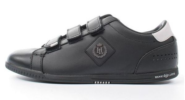 Buty sportowe męskie Henri Lloyd Ancoa Strap Czarne