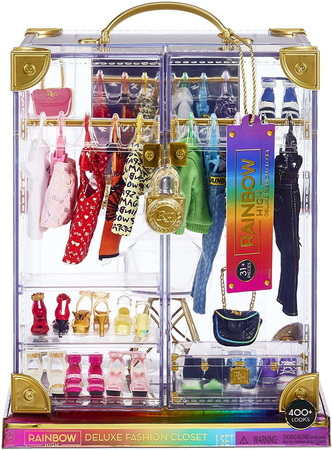 OUTLET Rainbow High Szafa Deluxe z ubrankami USZKODZONE OPAKOWANIE