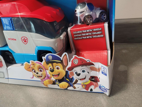 OUTLET Psi Patrol 2w1 Transporter Patrolowiec Ciężarówka + Robopies USZKODZONE OPAKOWANIE