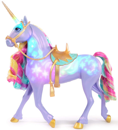 OUTLET Akademia Jednorożców Zestaw Tęczowy świecący Jednorożec figurka Wildstar Światło Dźwięk Unicorn Academy USZKODZONE OPAKOWANIE