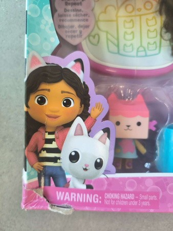 OUTLET Koci Domek Gabi Zestaw artystyczny Lalka 20 cm i Figurka Tekturzątko malowanie wodą USZKODZONE OPAKOWANIE