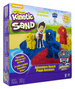 OUTLET Psi Patrol Plastyczny Piasek kinetyczny 340g Kinetic Sand + 3 foremki piesków Chase Marshall Rubble żółty niebieski czerwony USZKODZONE OPAKOWANIE