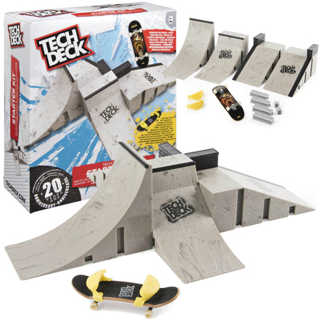 OUTLET Spin Master Tech Deck FingerBoard Zestaw startowy rampy z deskorolką skatepark NIEKOMPLETNY