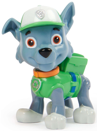 OUTLET Psi Patrol 2w1 Śmieciarka Rocky Figurka Pojazd Transformujący Eco USZKODZONE OPAKOWANIE