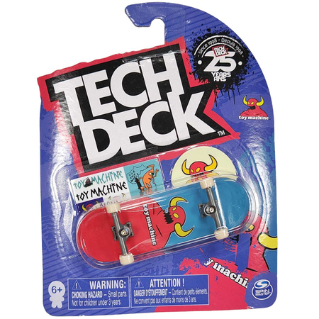 OUTLET Tech Deck deskorolka fingerboard Toy Machine + naklejki USZKODZONE OPAKOWANIE