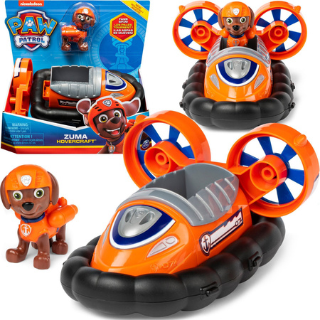 OUTLET Psi Patrol 2w1 Zuma Pojazd Poduszkowiec + FigurkaUSZKODZONE OPAKOWANIE