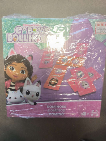 OUTLET Koci Domek Gabi zestaw gier 3w1 Domino Pop-up Karty Jumbo NIEKOMPLETNA