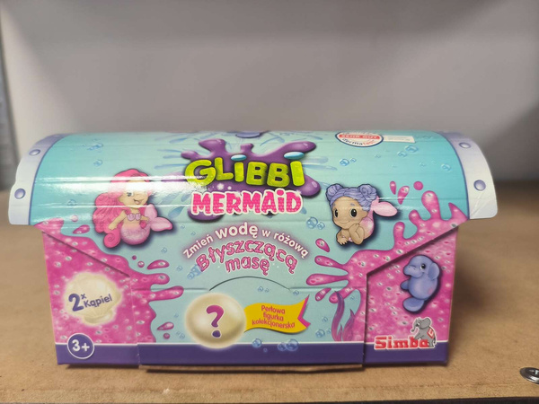 OUTLET simba Glibbi Mermaid błyszcząca masa żelkowa z figurką NIEKOMPLETNA