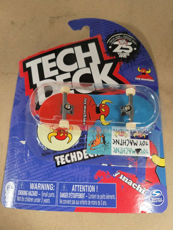 OUTLET Tech Deck deskorolka fingerboard Toy Machine + naklejki USZKODZONE OPAKOWANIE