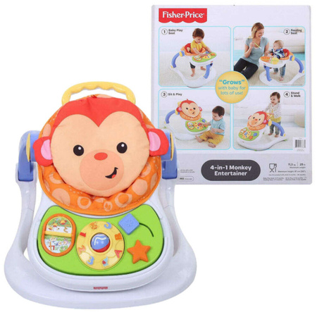 Fisher Price Jeździk Pchacz Stolik 4w1 CBV66 USZKODZONE OPAKOWANIE