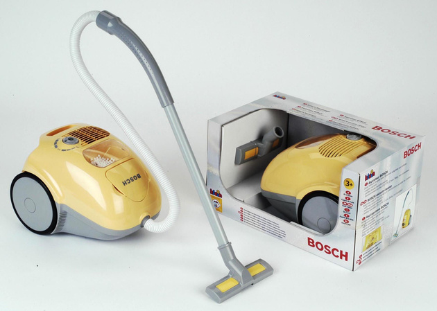 OUTLET Odkurzacz dla dzieci Żółty BOSCH dźwięk KLEIN 6815 BRAK OPAKOWANIA