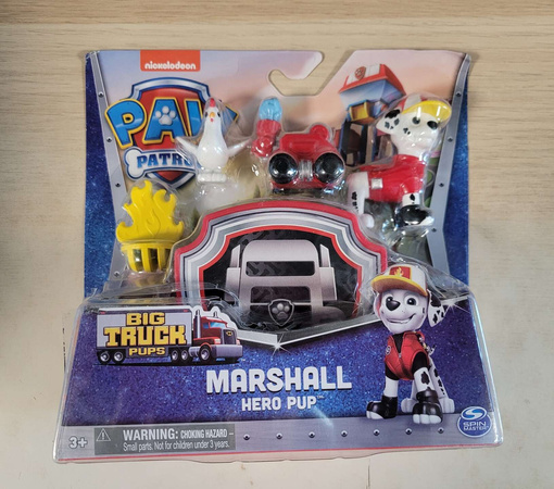 OUTLET Psi Patrol Big Truck Pups figurka Hero Pup Marshall + akcesoria USZKODZONE OPAKOWANIE