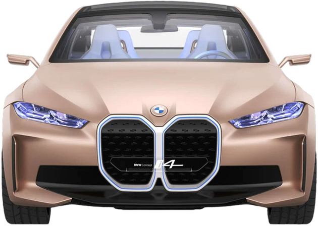OUTLET Zdalnie sterowane auto BMW i4 Concept RC pojazd sportowy Rastar USZKODZONE OPAKOWANIE
