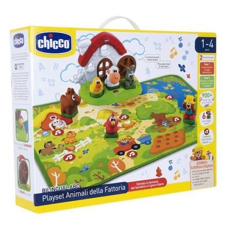 Chicco Interaktywna mata farma dwujęzyczna dźwięk