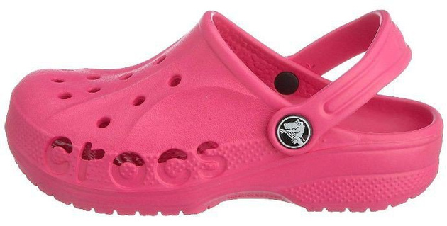 Crocs Baya Kids Fuchsia Różowe klapki dla dzieci Fuksja