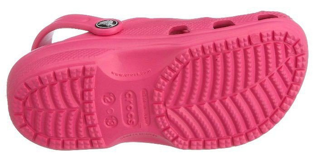 Crocs Baya Kids Fuchsia Różowe klapki dla dzieci Fuksja