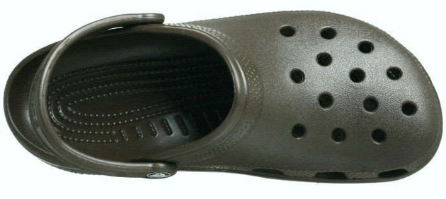 Crocs Classic Chocolate Brązowe klapki