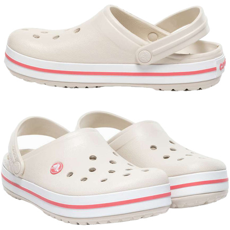 Crocs Crocband Clog Stucco Melon beżowe klapki 38-39 M6
