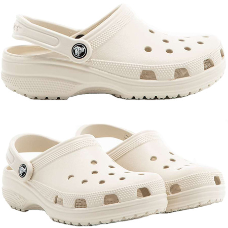 Crocs Crocband Clog Stucco Roomy beżowe klapki 39-40 M7
