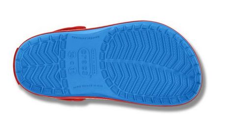 Crocs Crocband Ocean Red Niebieskie-czerwone klapki