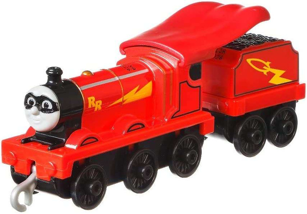 Fisher Price Tomek i przyjaciele lokomotywa James i wagonik