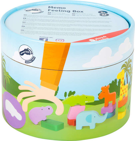 Small Foot Sensoryczne Memo dotykowe ze zwierzątkami