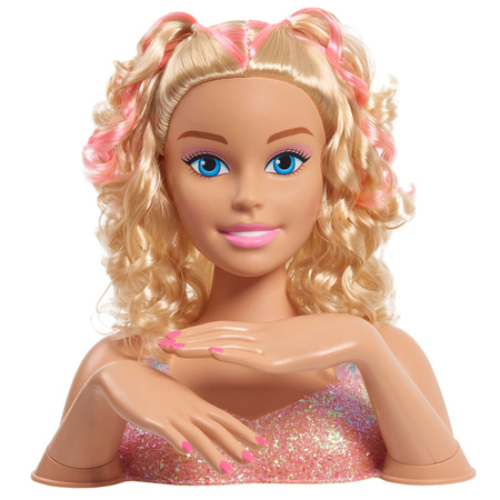 Zestaw Lalka Głowa do stylizacji czesania włosów Barbie Narzędzia Fryzjerskie dla dzieci Tie-Dye Fryzjer Manicure paznokcie + akcesoria