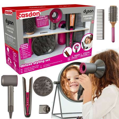 Zestaw fryzjerski dla dzieci suszarka prostownica Dyson Supersonic Corrale do stylizacji włosów 6 elementów