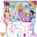 Barbie Kalendarz Adwentowy z lalką Kraina Fantazji 25 elementów 
